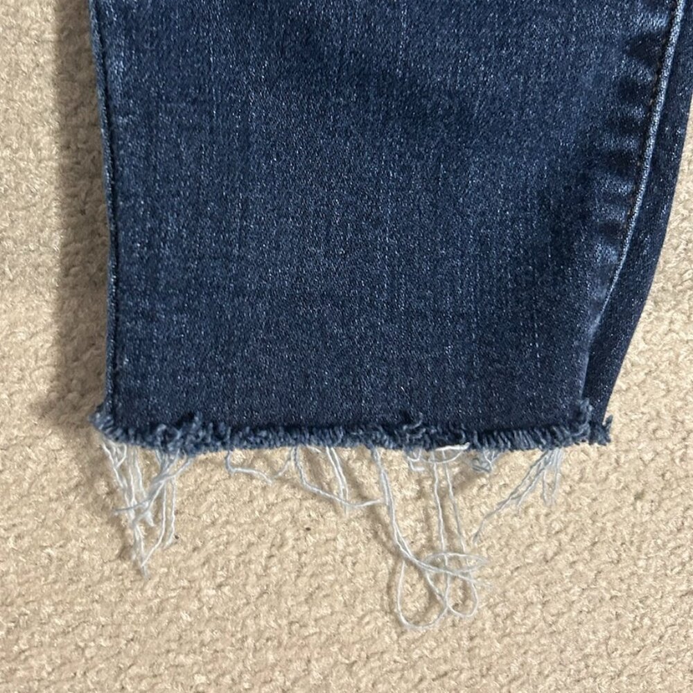 Judy Blue‎ Los Angeles Raw Hem Cropped Skinny Jeans Women's Size 9/29 - Picture 3 of 9
